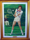 rick rush original painting on canvas jimmy connors