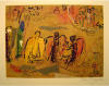 Chagall Abraham et la Trois Anges