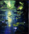 james coleman soft light and lily pads