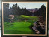 mark king original oil on canvas 12th Hole at Castle Pines