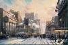 thomas kinkade New York Snow on 7th Avenue 1932