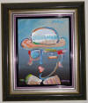 peter max acrylic on canvas