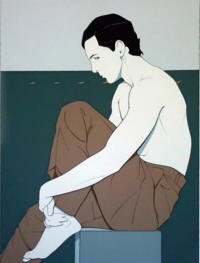 nagel Seated Man