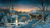 terry redlin sharing the evening