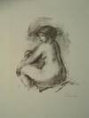 Renoir Etude de Femme Nue Assise