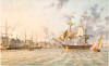 john stobart Alexandria The Ship Fairfax Leaving for Rio de Janeiro in 1845