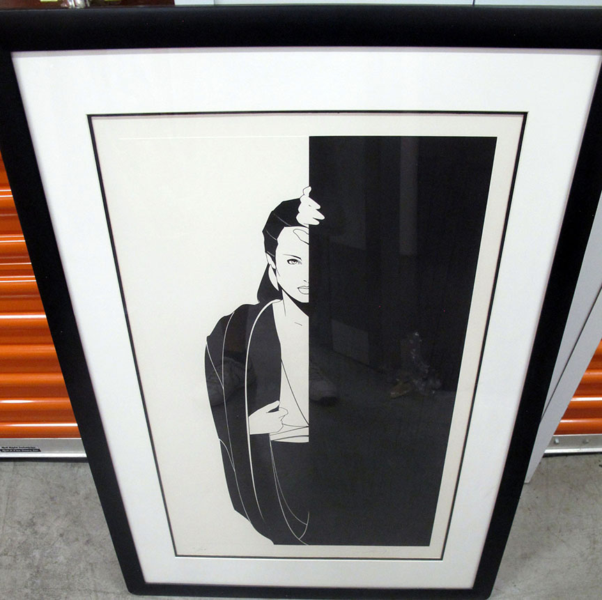 patrick nagel black and white robe 16-25